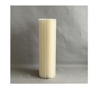 Soportes cilíndricos plegables, Foldable Cardboard Cylinder Pedestal Stand For Centerpieces Beige Multiple Sizes(39.37in)