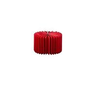 Soportes cilíndricos plegables, Foldable Cardboard Cylinder Pedestal Stand For Wedding Centerpiece Red 11.8x(8-39.37) in(11.8x8in)