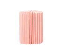 Soportes cilíndricos plegables, Foldable Cardboard Roman Columns White Multiple Sizes Pack Of 5 With Acrylic Disc(Diameter 40cm,40cm)