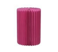 Soportes cilíndricos plegables, Wedding Foldable Paper Column Stands With Acrylic Disc Red 20-100cm Pack Of 5(Red-diameter 30cm,40cm)