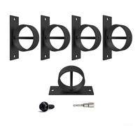 Soportes de acero inoxidable para una seguridad duradera de cuerda en jardines y muelles
