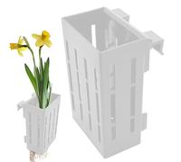 Soportes de acuario - Maceta de vegetación acuática colgante con agujero, maceta de acuario con ganchos | para decoración acuática, pescados, camarones y cultivo en bandeja