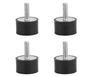 Soportes de aislamiento de vibraciones, soportes de goma, soportes antivibración Silentblock con rosca M6, amortiguador de impactos de alto