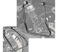 Soportes de alforjas Compatible para Harley Davidson Sportster 04-20 Negro