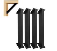 Soportes de Alta Resistencia con ángulo de 45° para Kits, cenadores de Madera y Casas en los árboles: Conectores robustos con Tornillos para una fácil instalación por Cuenta Propia.