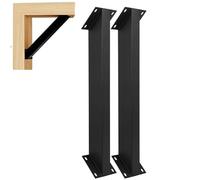 Soportes de Alta Resistencia con ángulo de 45° para Kits y estructuras de Madera, Conectores para cenadores y Casas en los árboles; Incluyen Tornillos para un fácil Montaje por Cuenta Propia