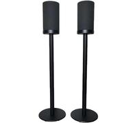 Soportes de altavoz para Sony SA-RS5 - Soportes de piso de aleación de aluminio con gestión de cables oculta, soportes de altavoz negros para sistema de sonido envolvente del hogar
