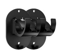 Soportes de Barra de Cortina - Ganchos Pesados Autoadhesivos, sin Malla | Durable con Traje Firme para Accesorios de Ventana de Cocina de Baño