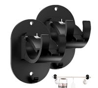 Soportes de barra de cortina, soportes de barra de cortina para pared | Soportes de soporte de gancho para barra de cortina sin perforación - Soportes de barra de cortina autoadhesivos, ci