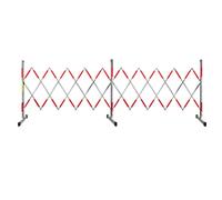 Soportes de barricada de acero inoxidable expandibles, barrera retráctil para control de multitudes para escuelas, hospitales, patios y seguridad vial, solución de gestión del tráfico