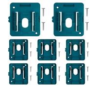 Soportes de batería, paquete de 8 soportes de almacenamiento resistentes compatibles con baterías Makita de 14.4 V a 18 V, organizador de almacenamiento de batería para herramientas eléctricas para