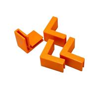 Soportes de bordes de caja de cartón con clip en ángulo recto para transformar cajas regulares, solución de almacenamiento organizada resistente para mover protectores de esquina de cajas corrugadas