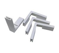 Soportes de bordes de caja de cartón con clip en ángulo recto para transformar cajas regulares, solución de almacenamiento organizada resistente para mover protectores de esquina de cajas corrugadas