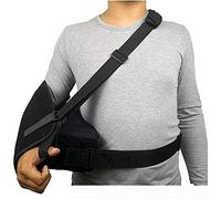 Soportes de brazo ajustables Apoyos de codo, cabestrillo de brazo izquierdo o derecho con eslingas de abducción de hombro de almohada inmovilizan el hombro y aceleran la curación(Size:Leftarm)