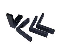 Soportes de caja de cartón con clip en ángulo recto para transformar cajas regulares, solución de almacenamiento organizada resistente para mover sujetadores de cajas
