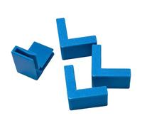 Soportes de caja de cartón con clip en ángulo recto para transformar cajas regulares, solución de almacenamiento organizada resistente para mover sujetadores de cajas