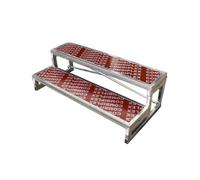 Soportes de canto coral, construcción de acero resistente y madera contrachapada para conferencias y actuaciones