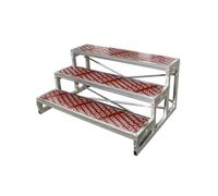 Soportes de canto coral, construcción de acero resistente y madera contrachapada para conferencias y actuaciones