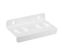 Soportes de carcasa de filtro de agua, carcasa de metal, soporte fijo, placa de montaje de filtro de doble etapa para sistema de filtro de agua, 10 pulgadas, color blanco