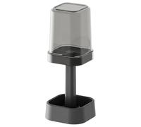 Soportes de cepillo de dientes, 8.5x2.5x3.3 pulgadas PP Portor de dientes eléctrico a prueba de polvo con diseño de cuadrícula y fondo de drenaje, organizadores de baño ajustables de altura y soporte