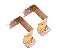 Soportes de conexión de cama en forma de U para soporte central, fijaciones de conector de marco de cama de acero inoxidable compatibles con cabecero y reposapiés (50 mm)