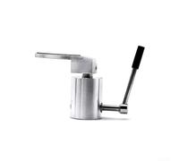 Soportes de elevación de brazo de metal compatibles con Pro Ject e1 bt para tocadiscos de vinilo que proporcionan un posicionamiento seguro del brazo y reducen el riesgo de daños (plateado)