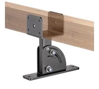 Soportes de elevación de techo - Kit de montaje robusto y ajustable, marco de soporte de acero al carbono, kit de hardware para la elevación del techo, soporte de montaje de pérgola, de