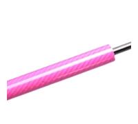 Soportes De Elevación Ventana Trasera Para VW Para Passat CC 2008-2017 1 Pieza Amortiguador Gas Capó Delantero Soporte Elevación Pistón Resorte Cilindro Varilla Amortiguadora(Pink Carbon Fiber)