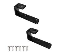 Soportes de escalera de hierro para litera, ganchos en ángulo recubiertos de PVC, accesorios para colgador de cama elevada, para decoración de cama y soporte de escalera de litera de caravana/RV (25