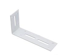 Soportes de esquina de acero inoxidable de 90 grados con placa de código de esquina fija gruesa, tornillo de bloqueo ajustable, resistente, paquete de 6 soportes resistentes (90 x 180 mm)