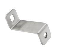 Soportes de esquina reforzados con diseño de cierre en U a prueba de óxido para proyectos estructurales y uso industrial, hardware ajustable de código inclinado Z