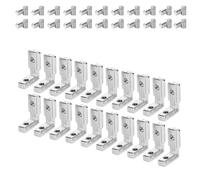 Soportes de esquina resistentes a la corrosión con ranura en T de aluminio para mayor durabilidad, pieza de automatización de soluciones estructurales ligeras