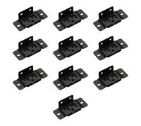 Soportes de estante en forma de L, rodamientos de carga pesada, juntas de metal, erosión, accesorios de baño, instalación simple, 10 conectores de estante a prueba de óxido