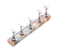 Soportes de exhibición de uñas de 19 g que cumplen con las normas internacionales con soportes largos de moda para los mercados mundiales