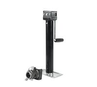 Soportes de gato for remolque giratorios con montaje en tubo de elevación lateral de 10 pulgadas y 5000 libras, patas de soporte para caravanas de viaje, autocaravanas