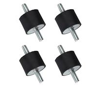 Soportes de Goma M10 40 x 30, Soportes Aisladores de Vibración de Goma Silentblock Antivibración Soportes de Motor para Generador Bomba de Compresor de Aire