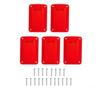 Soportes de herramientas y soportes de batería para herramienta de taladro de batería de 18 V con tornillos para ayudar a organizar el taller y ahorrar espacio (5 piezas)