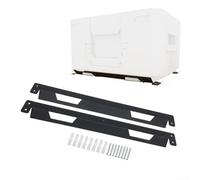 Soportes de hierro de grado industrial compatibles con Toughbuilt para aplicaciones de almacenamiento de herramientas StackTech (2 piezas)