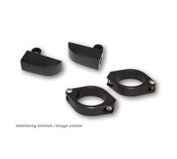 Soportes de intermitente m8 highsider pro-para 42-43 mm-negro-par para moto