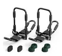 Soportes de Kayak para bacas 2 Piezas Plegable Aluminio Forma de J para Techo de Coche Canoa Surf