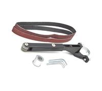 Soportes de lijadora de banda, amoladora angular, máquina de correa de arena modificada para amoladora de 100 ángulos para amoladora de metal, lijadora de banda de pulido, accesorio de amoladora en