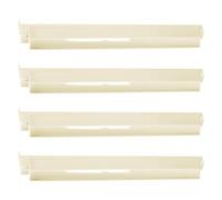 Soportes de Mahjong con empujadores - Accesorios para juegos de mesa | Soportes a cuadros y deslizadores de empuje para American Mah Jongg, paquete de 4, acrílico transparente, para viajes, en