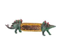 Soportes de maíz de acero inoxidable | Funny Stainless Steel Heat Resistant | Dinosaur Corn on The Cob Holders | para Home Kitchen Outdoor Camping Picnic Backyard BBQ Family Dinner