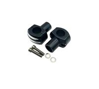 Soportes De Manillar para CBR para Bobber para Chopper 1 "25 MM Motocicleta Aumento Abrazadera Fija CNC Elevadores Manillar Kit Montaje Todas Las Temporadas(C Black)