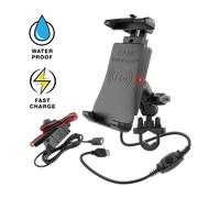 Soportes de Manillar RAM® Mounts Quick-Grip™ Wireless Carga Inalámbrica Impermeable