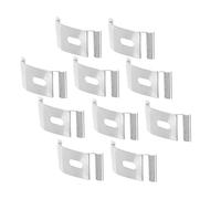 Soportes De Montaje Cortina For Paneles Rejilla, Accesorios Fijación Metal Resistente, Diseño Simple Y Ligero, 10 Uds