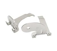 Soportes de Montaje de Luz Antiniebla, 2 Piezas Soporte de Montaje de Foco Adaptador de Soporte de Luz Antiniebla Izquierda Derecha Reemplazo de Acero Inoxidable Cromado para Mini R50 R52 R53