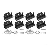 Soportes de montaje de panel solar, 8 unidades, soporte en Z, kit de montaje de aleación de aluminio para barco, caravana, techo, instalación fuera de la red