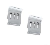 Soportes de montaje de panel solar en forma de L de aleación de aluminio fotovoltaico para instalación de pared de caravana, barco, remolque, yate, ángulo ajustable de 0-180°, soporte de 50 W-150 W (2