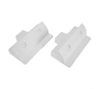 Soportes de montaje en panel solar ajustables para caravanas, caravanas, barcos y techos de yates diseñados para estabilidad y mejor flujo de aire (blanco)